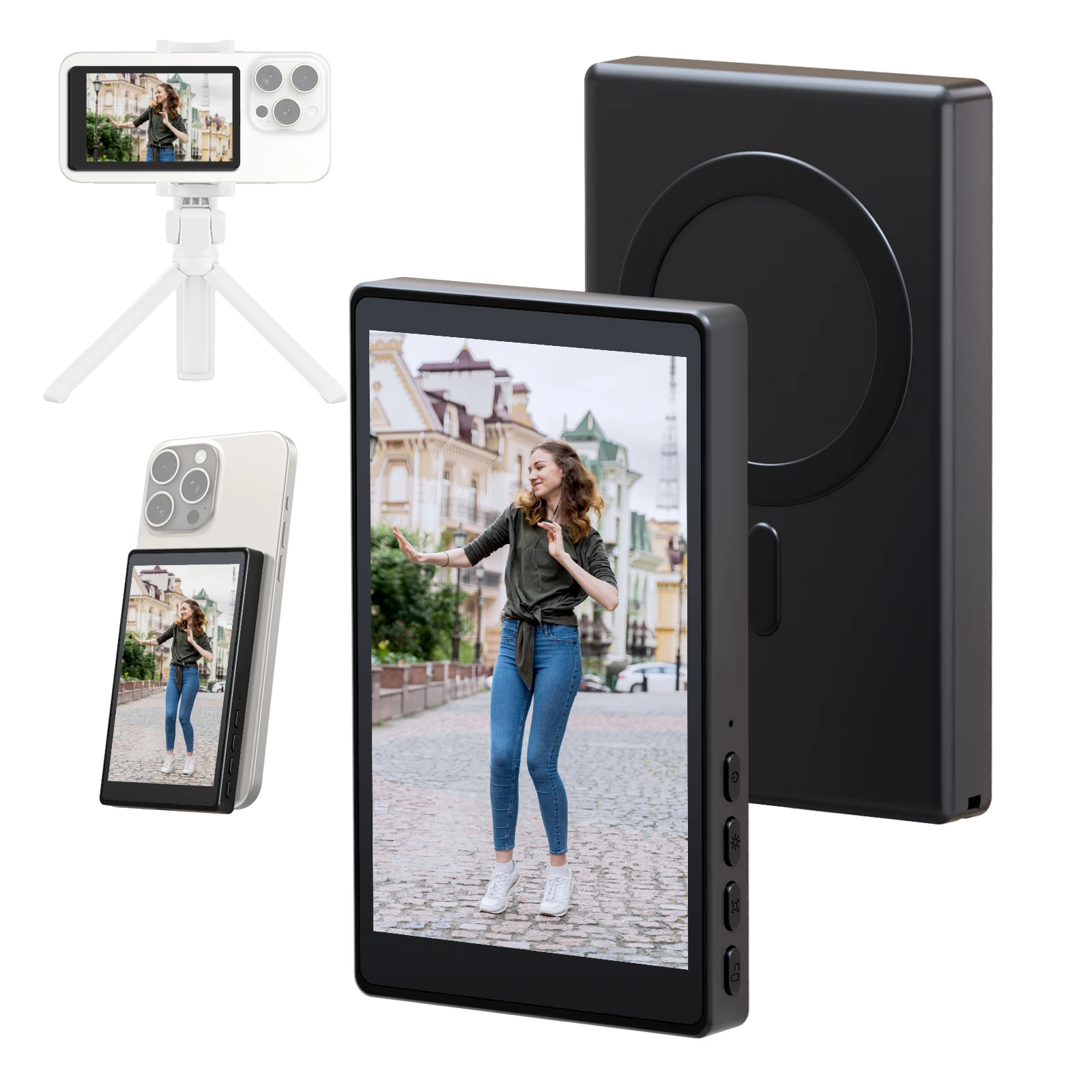 Home Cinema Wireless - Kabelloser Monitor mit Rückkamera, Bildschirm für
