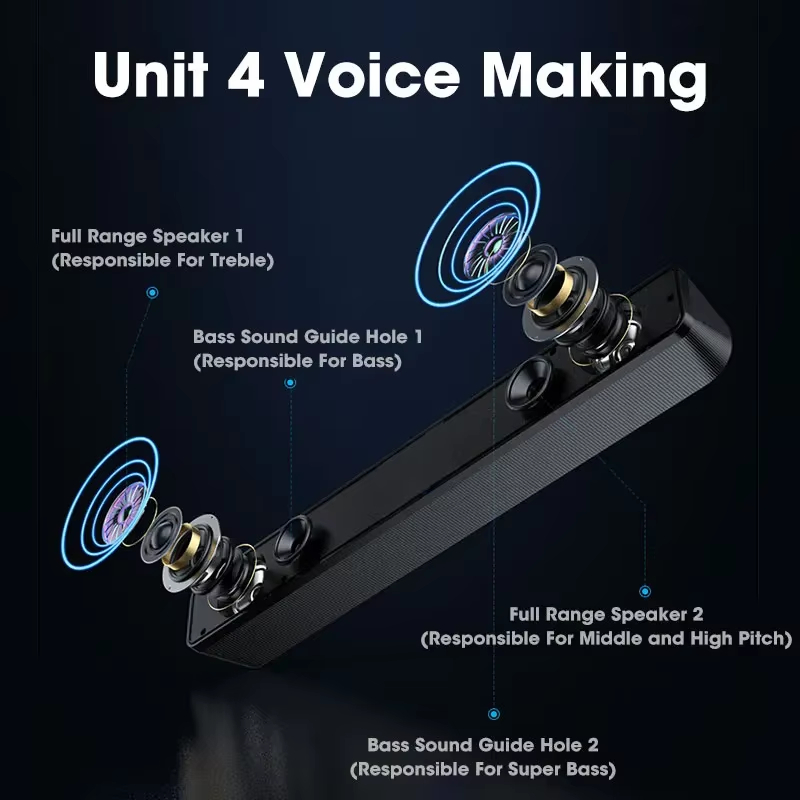 Bluetooth-Soundbar für TV, Com – Home Cinema Wireless Bewertung und Preis