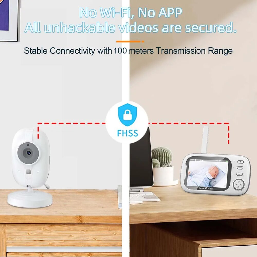 3,5'' Video Baby Monitor 2,4G  – Home Cinema Wireless Bewertung und Preis