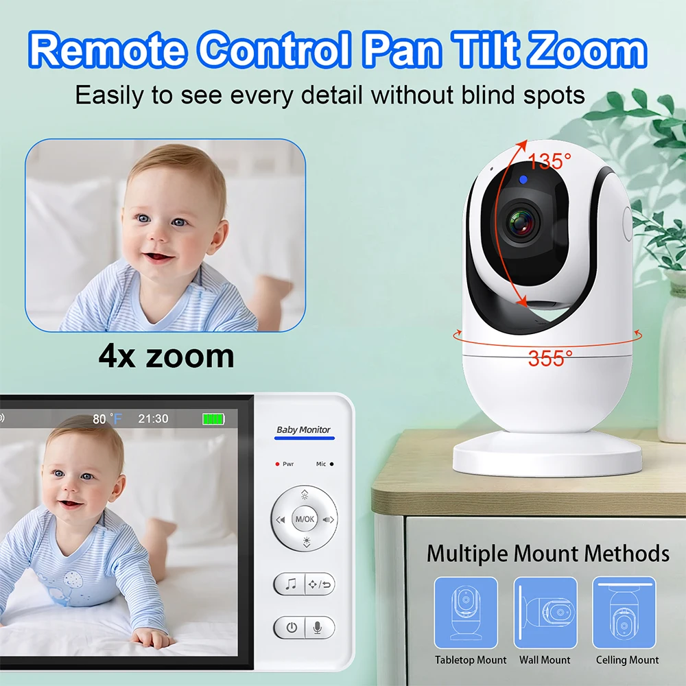 7-Zoll-Video-Babyphone mit Nac – Home Cinema Wireless Bewertung und Preis