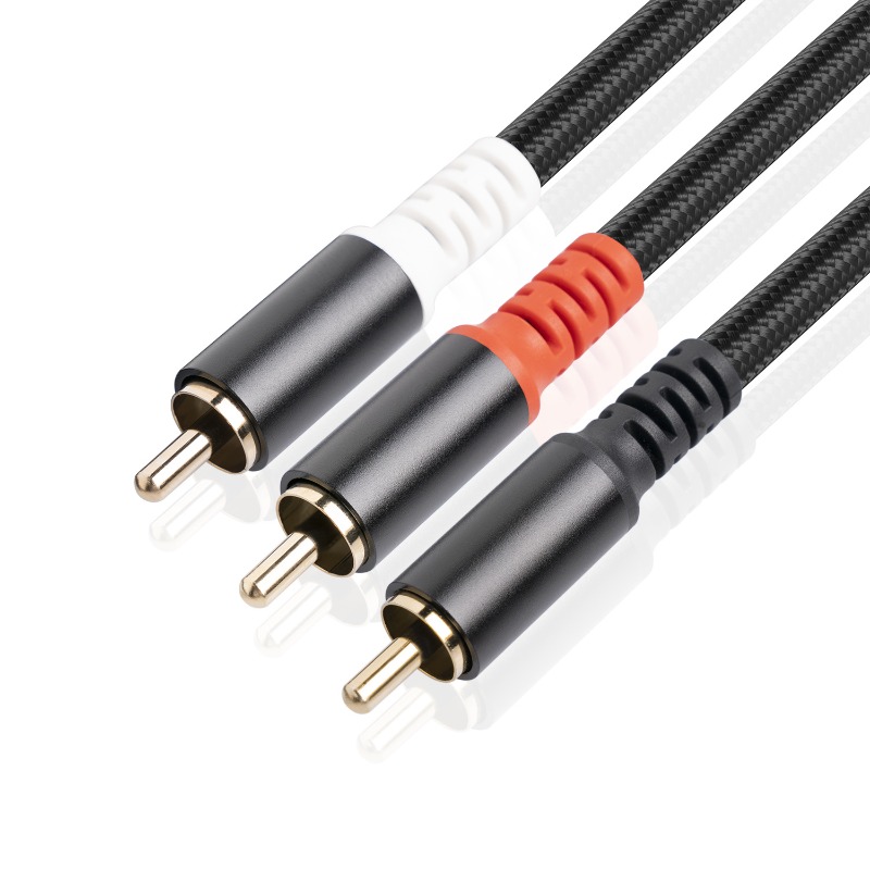 1/2/3 m 1 Cinch-Stecker auf 2  – Audio Home Cinema Bewertung und Preis