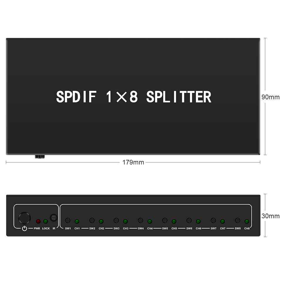 Optischer Audio-Splitter, 1 in – Home Cinema Tv Bewertung und Preis