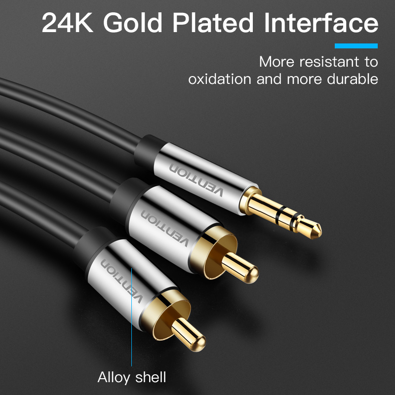 Vention RCA-Kabel 3,5 auf 2rca – Home Cinema Tv Bewertung und Preis